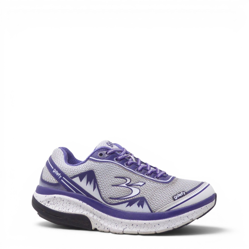 Gravity Defyer Womens G-Defy Mighty Walk Sneakers Purple White VersoShock 7.5